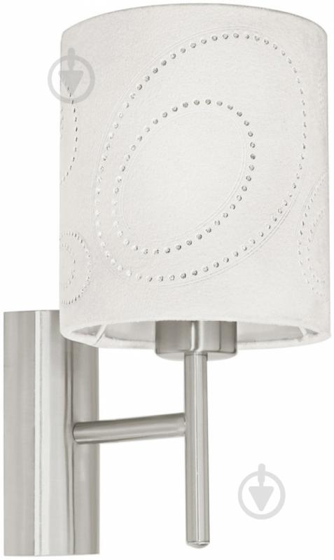 Бра Eglo INDO 1x60 Вт E27 матовый никель 89215 - фото 1