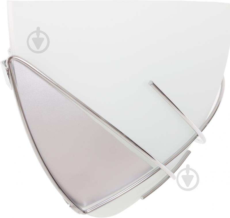 Светильник настенный Eglo Raya 89759 1x60 Вт E27 белый с серебристым - фото 2 Светильник настенный Eglo Raya 89759 1x60 Вт E27 белый с серебристым - фото 2