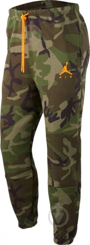 Брюки Jordan M J JUMPMAN AIR CAMO FLC PANT CT3810-222 р. M коричневый - фото 1