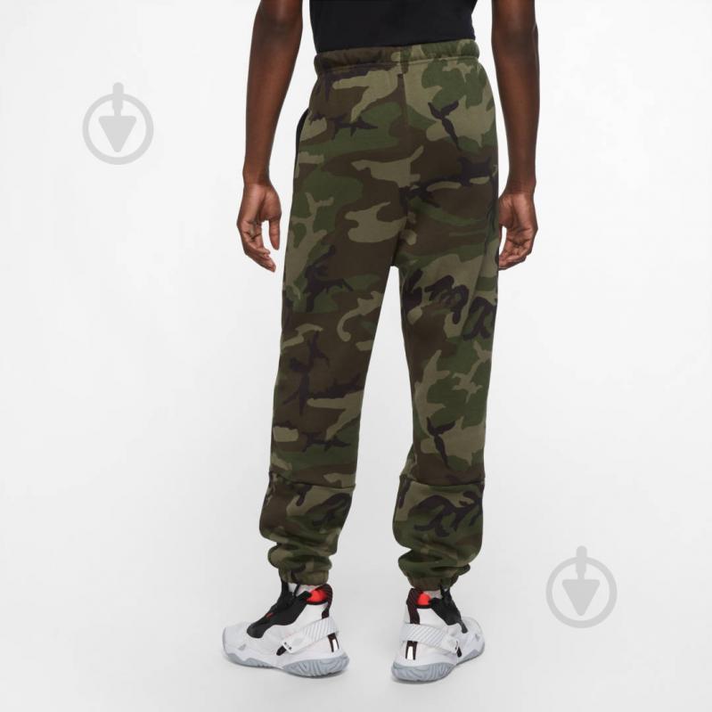 Брюки Jordan M J JUMPMAN AIR CAMO FLC PANT CT3810-222 р. M коричневый - фото 5