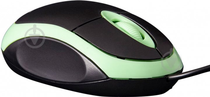 Мышка Frime FM-001BG Black/Green USB (FM-001BG) - фото 2