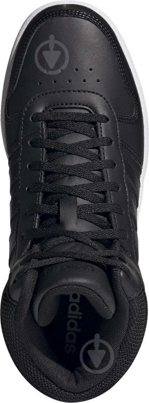 Кросівки жіночі демісезонні Adidas HOOPS 2.0 MID FY6022 р.40 2/3 біло-чорні - фото 5