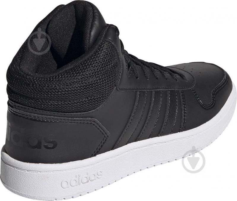 Кросівки жіночі демісезонні Adidas HOOPS 2.0 MID FY6022 р.40 2/3 біло-чорні - фото 7