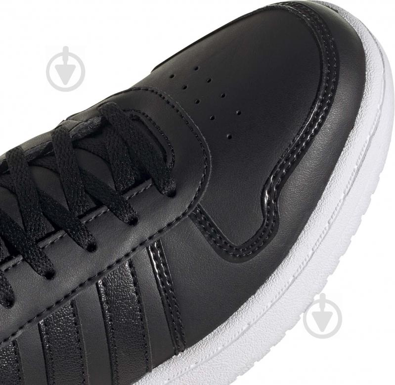 Кросівки жіночі демісезонні Adidas HOOPS 2.0 MID FY6022 р.40 2/3 біло-чорні - фото 9