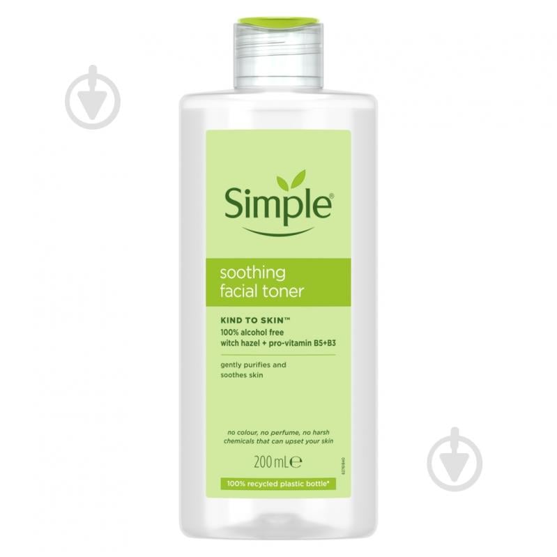 Тоник SIMPLE Kind To Skin 200 мл - фото 1 Тоник SIMPLE Kind To Skin 200 мл - фото 1