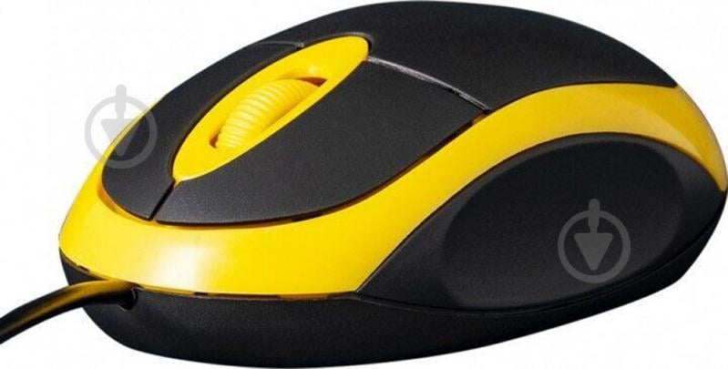 Мышка Frime FM-001BY black/yellow USB - фото 3