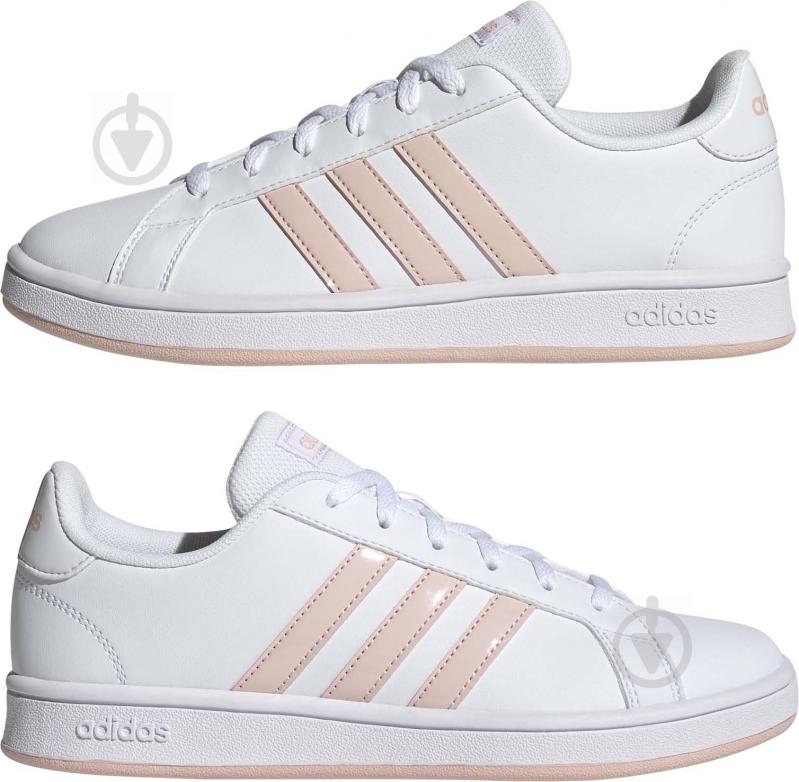 Кроссовки женские зимние Adidas GRAND COURT BASE GV7163 р.40 белые - фото 5