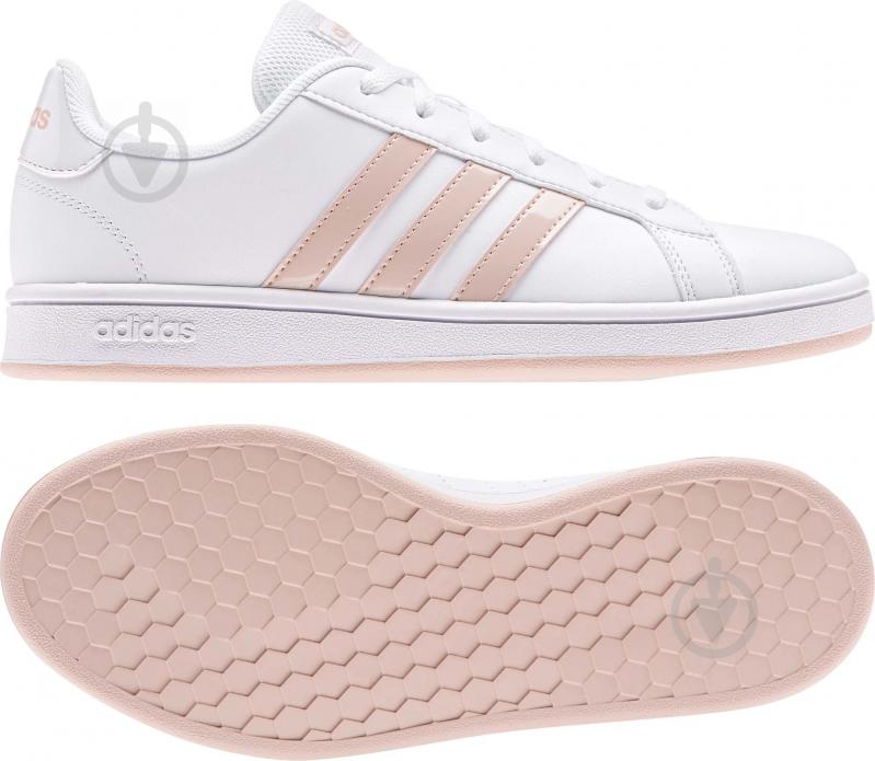 Кроссовки женские зимние Adidas GRAND COURT BASE GV7163 р.40 белые - фото 6