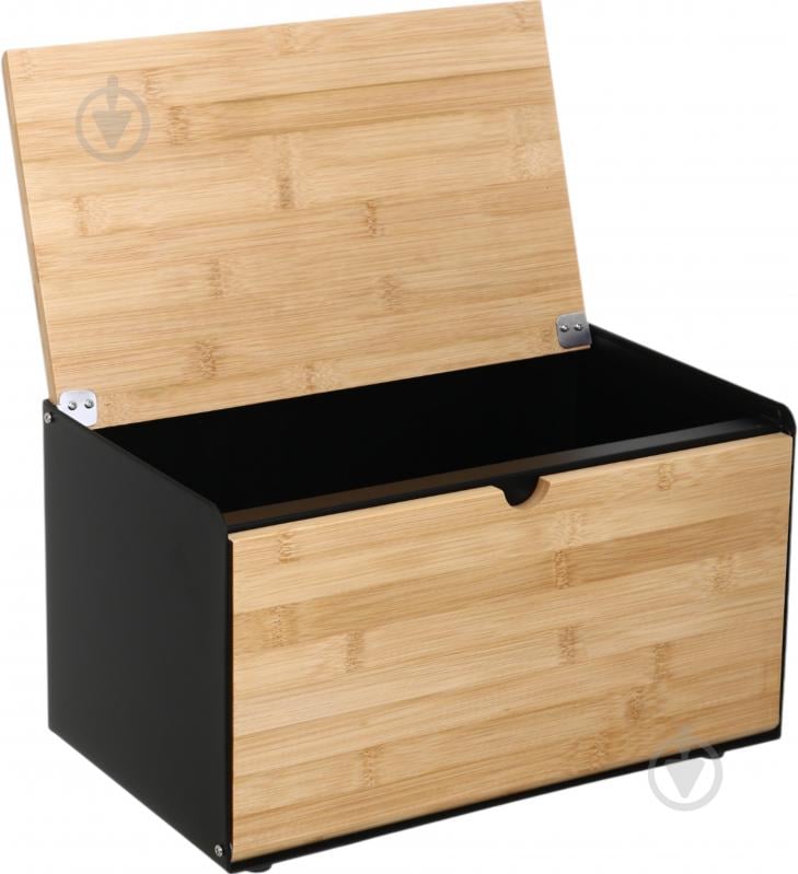 Хлебница Flamberg Premium Woody 35x21x20,7 см черный - фото 3