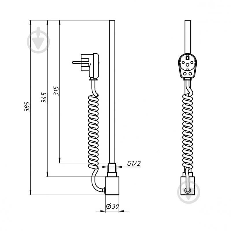 ТЭН NAVIN Basic 300W белый, с таймером (20-127031-3030) - фото 4