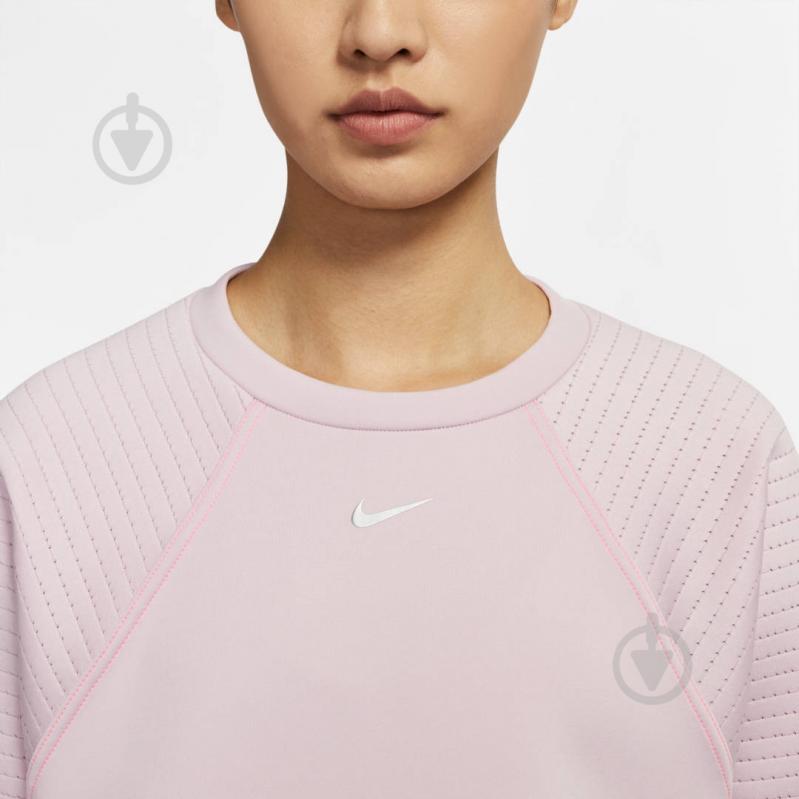 Джемпер Nike W NP LUX CLN DRY FLEECE CREW CU5745-516 р. S розовый - фото 6