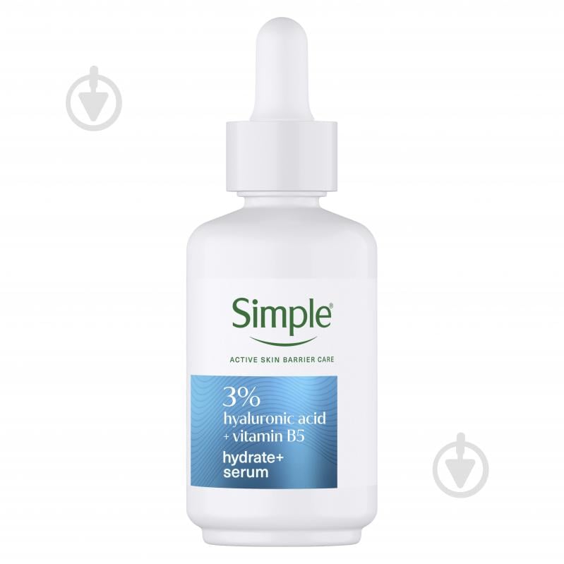 ᐉ Сироватка для обличчя SIMPLE Hyaluronic acid + B5 Simple 30 мл ...