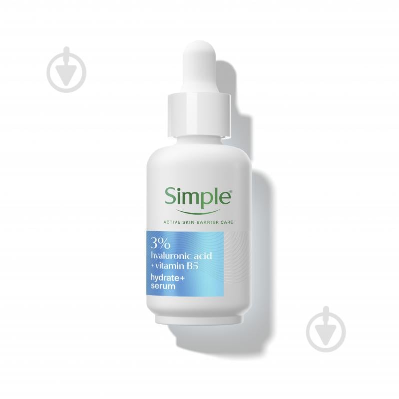 ᐉ Сироватка для обличчя SIMPLE Hyaluronic acid + B5 Simple 30 мл ...