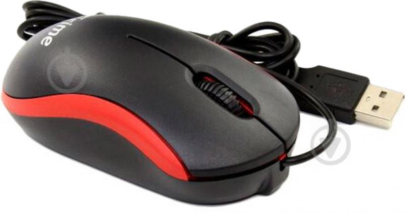 Мышка Frime FM-010 Black/Red USB (FM-010BR) - фото 1