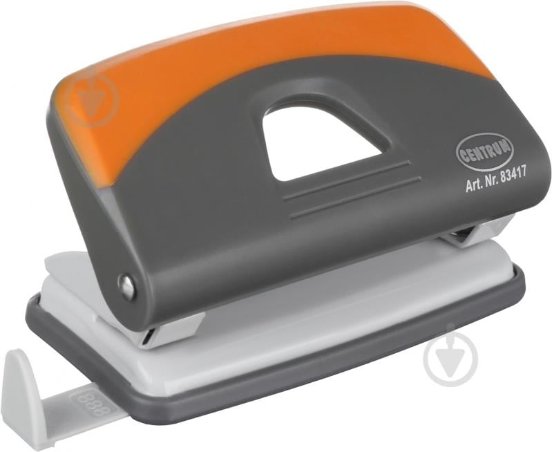 Діркопробивач Ergonomic Line з обмежувачем 10 аркушів 83417 Centrum - фото 1