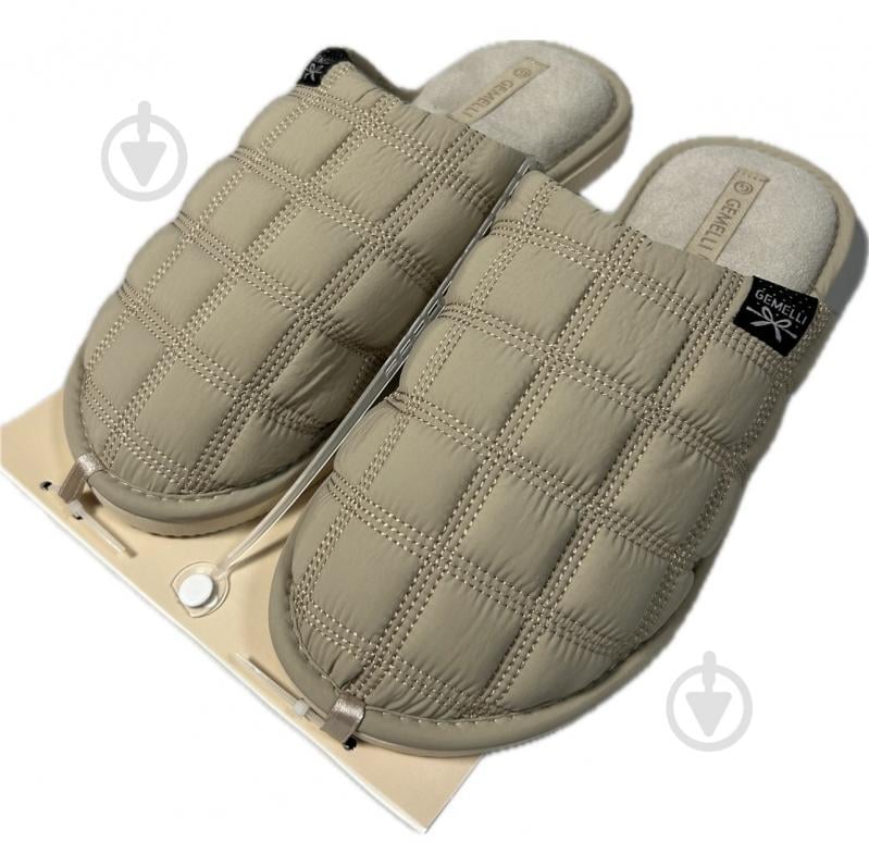 Капці домашні Gemelli Лайм р.41 бежевий - фото 1
