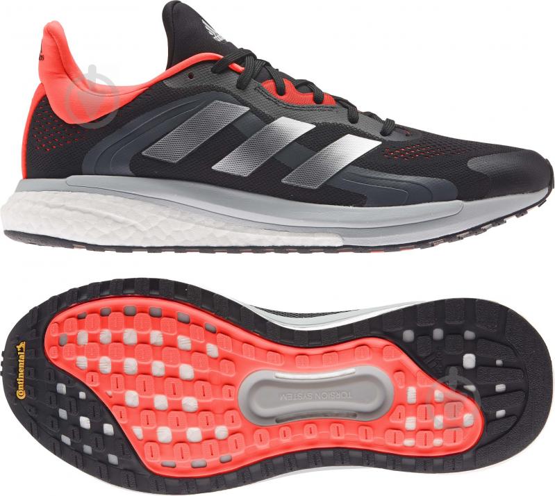 Кроссовки мужские летние Adidas SOLAR GLIDE 4 ST FY4108 р.41 1/3 черные - фото 6