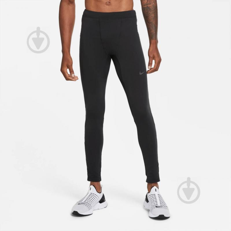 Лосины Nike M NK RUN MBLTY TIGHT THRML RPL CU6079-010 р.S черный - фото 4