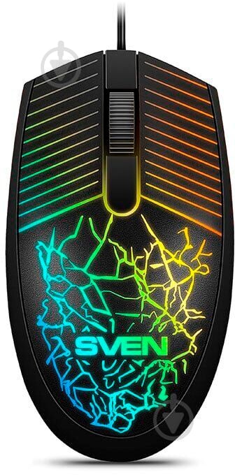Мышка Sven RX-70 Black USB (530093) - фото 1