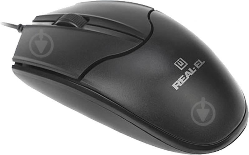 Мишка Real-el RM-410 silent black USB (EL123200025) - фото 4