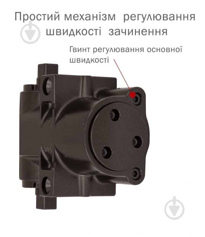 Доводчик дверний RYOBI DS-4550P BC/DA PRL_HO з фіксацією, вітровим гальмом, гальмом закривання темно-коричневий 120 кг - фото 3