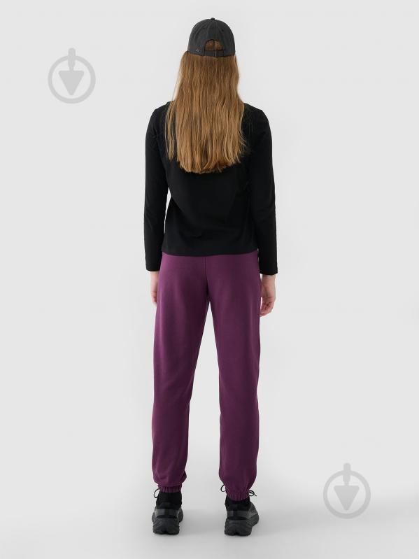 Штани 4F TROUSERS CAS F1013 4FWSS25TTROF1013-50S р. XS фіолетовий - фото 5