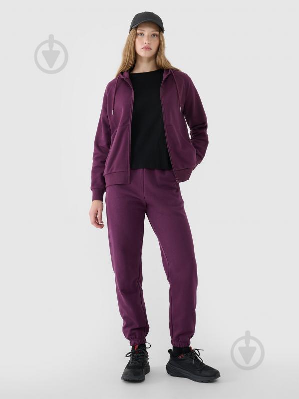Штани 4F TROUSERS CAS F1013 4FWSS25TTROF1013-50S р. XS фіолетовий - фото 6