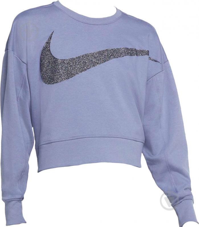 Джемпер Nike W NK DY GET FIT FC C PP1 SPRKL CU9014-482 р. S голубой - фото 1 Джемпер Nike W NK DY GET FIT FC C PP1 SPRKL CU9014-482 р. S голубой - фото 1