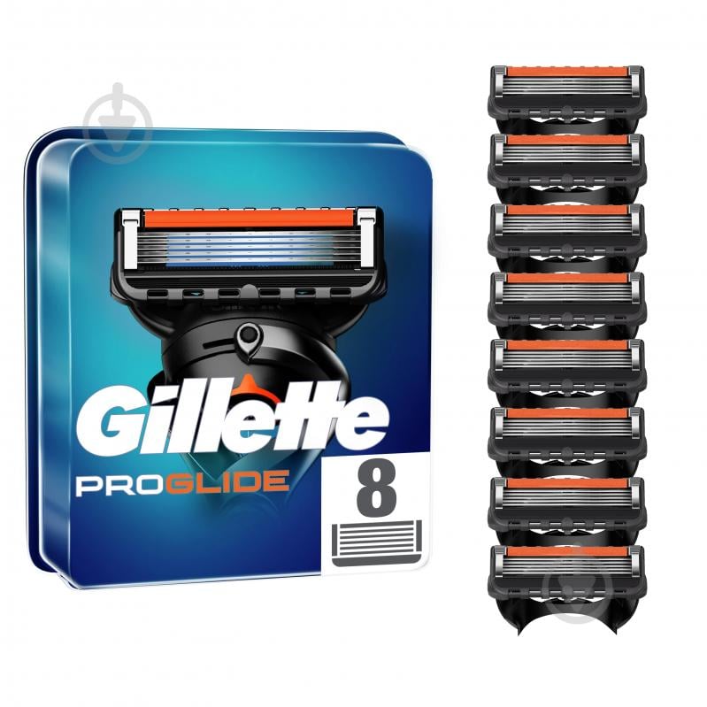 Змінний картридж Gillette Fusion ProGlide 8 шт. - фото 1