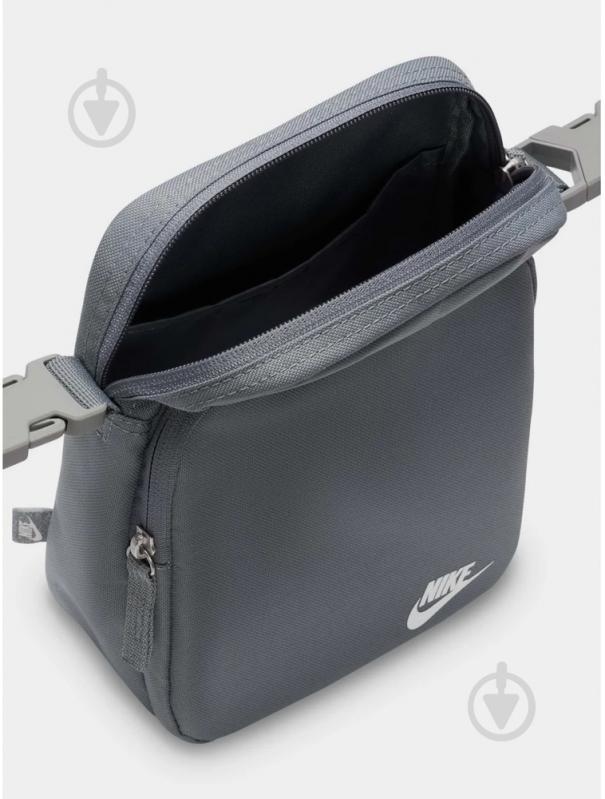 Сумка через плечо Nike Heritage DB0456-084 4 л серый - фото 4 Сумка через плечо Nike Heritage DB0456-084 4 л серый - фото 4
