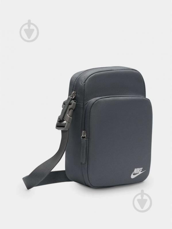 Сумка через плечо Nike Heritage DB0456-084 4 л серый - фото 3 Сумка через плечо Nike Heritage DB0456-084 4 л серый - фото 3