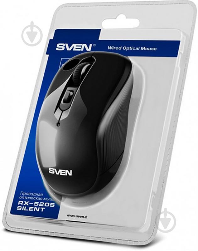 Мышка Sven RX-520S black (530090) - фото 8 Мышка Sven RX-520S black (530090) - фото 8