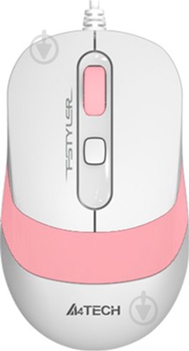 Мышка A4Tech FM10 White/Pink USB (FM10 (Pink)) - фото 1