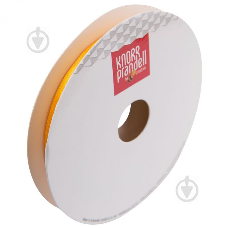 Лента декоративная Knorr Prandell ribbon yellow 0,6 см 10 м желтый - фото 1