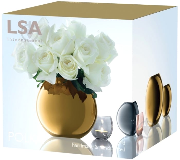 Ваза LSA Polka 16 см G1161-16-358 18 см G1161-16-358 - фото 3 Ваза LSA Polka 16 см G1161-16-358 18 см G1161-16-358 - фото 3