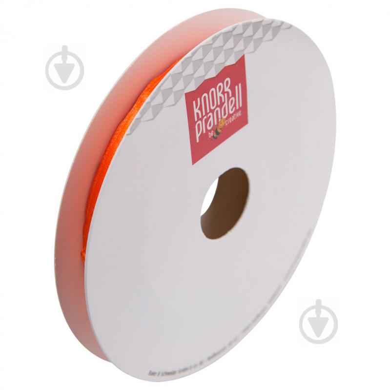 Стрічка декоративна Knorr Prandell ribbon orange 0,6 см 10 м апельсиновий - фото 1