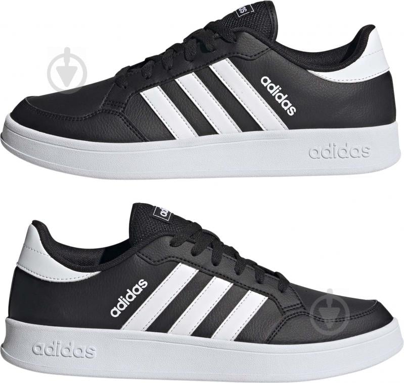 Кросівки чоловічі зимові Adidas BREAKNET FX8708 р.42 чорні - фото 5