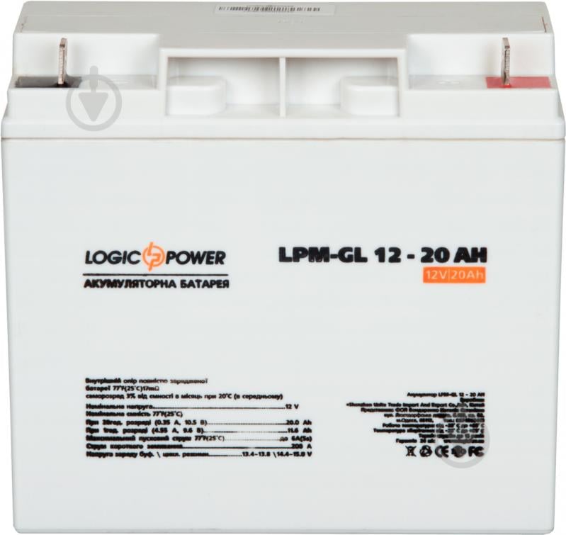 Акумулятор LogicPower LPM-GL 12 - 20 AH - фото 2