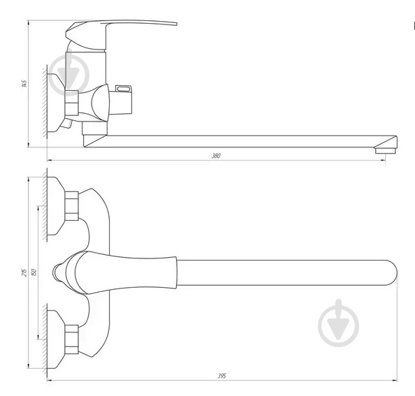 Змішувач для ванни DOMINO PALMA DD-208 - фото 7 Змішувач для ванни DOMINO PALMA DD-208 - фото 7