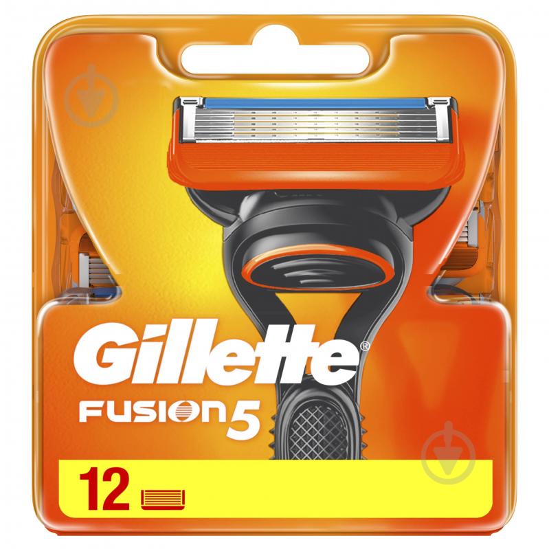 Сменный картридж Gillette Fusion 5 для бритья 12 шт. - фото 2