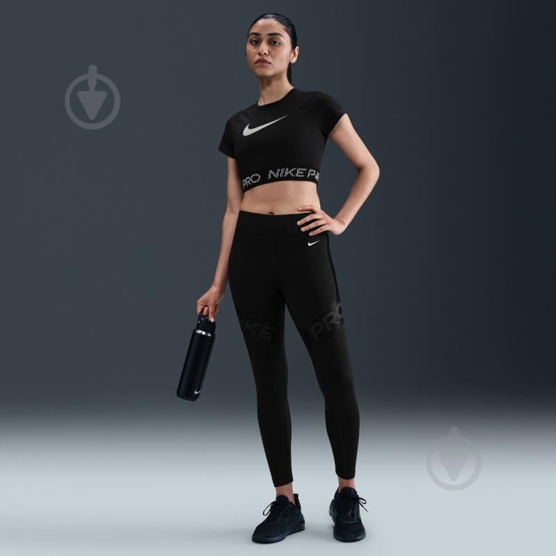 Топ Nike W NP DF SS TOP TT GRX HV3673-010 р.L черный - фото 8