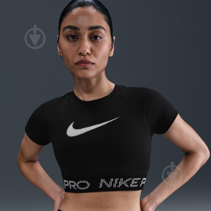 Топ Nike W NP DF SS TOP TT GRX HV3673-010 р.S чорний - фото 9 Топ Nike W NP DF SS TOP TT GRX HV3673-010 р.S чорний - фото 9