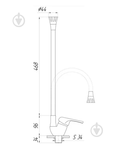 Смеситель для кухни DOMINO BLITZ DBC-203SA-B01 - фото 7 Смеситель для кухни DOMINO BLITZ DBC-203SA-B01 - фото 7