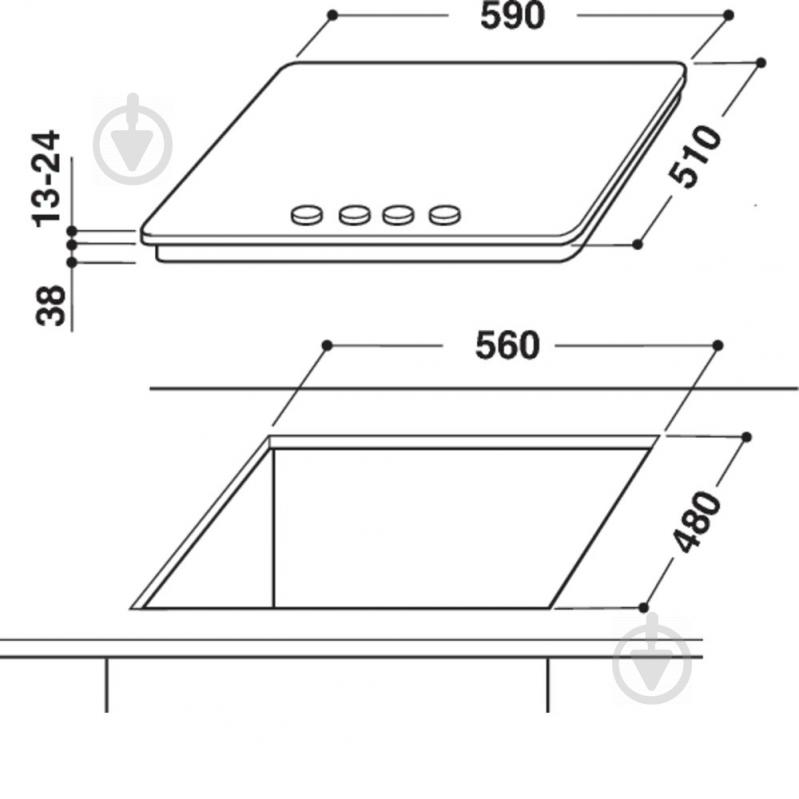 Варочная поверхность газовая Whirlpool AKR351/IX - фото 8