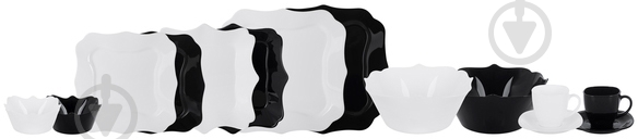 Сервиз столовый Luminarc Authentic Black/White 38 предметов (P4677) - фото 1