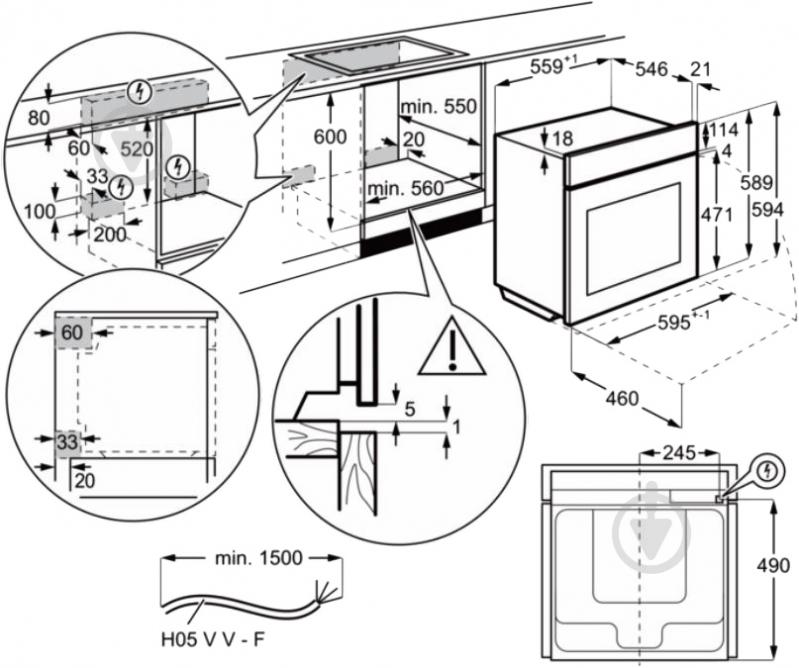 Духовой шкаф Electrolux OKB8S31X - фото 40