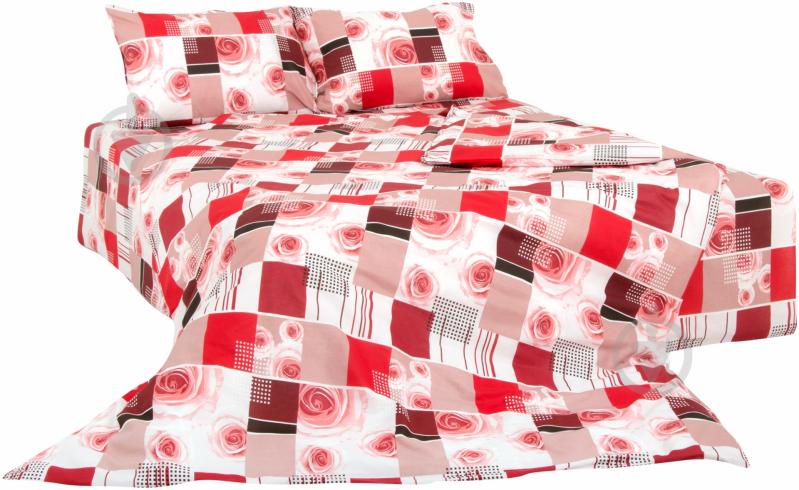 Комплект постельного белья Прима 1,5 красный UP! (Underprice) - фото 1