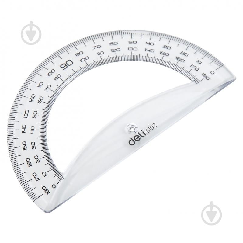 Транспортир 12 см 180° G10212 Deli - фото 3