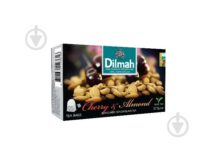 Чай фруктовий Dilmah Вишня та мигдаль 20 шт. 30 г - фото 1