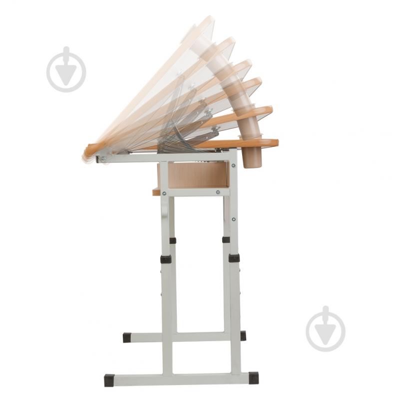 Комплект парта и стул-трансформеры SECTOR Сопрано дуб - фото 2